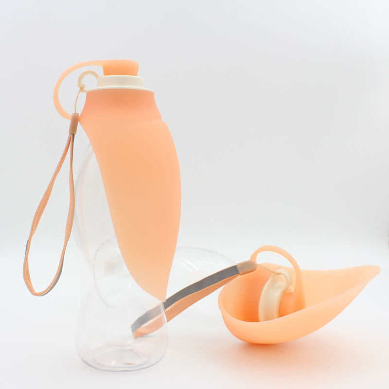 580ml 20OZ लीफ लीक प्रूफ पेट वाटर डिस्पेंसर बोतल